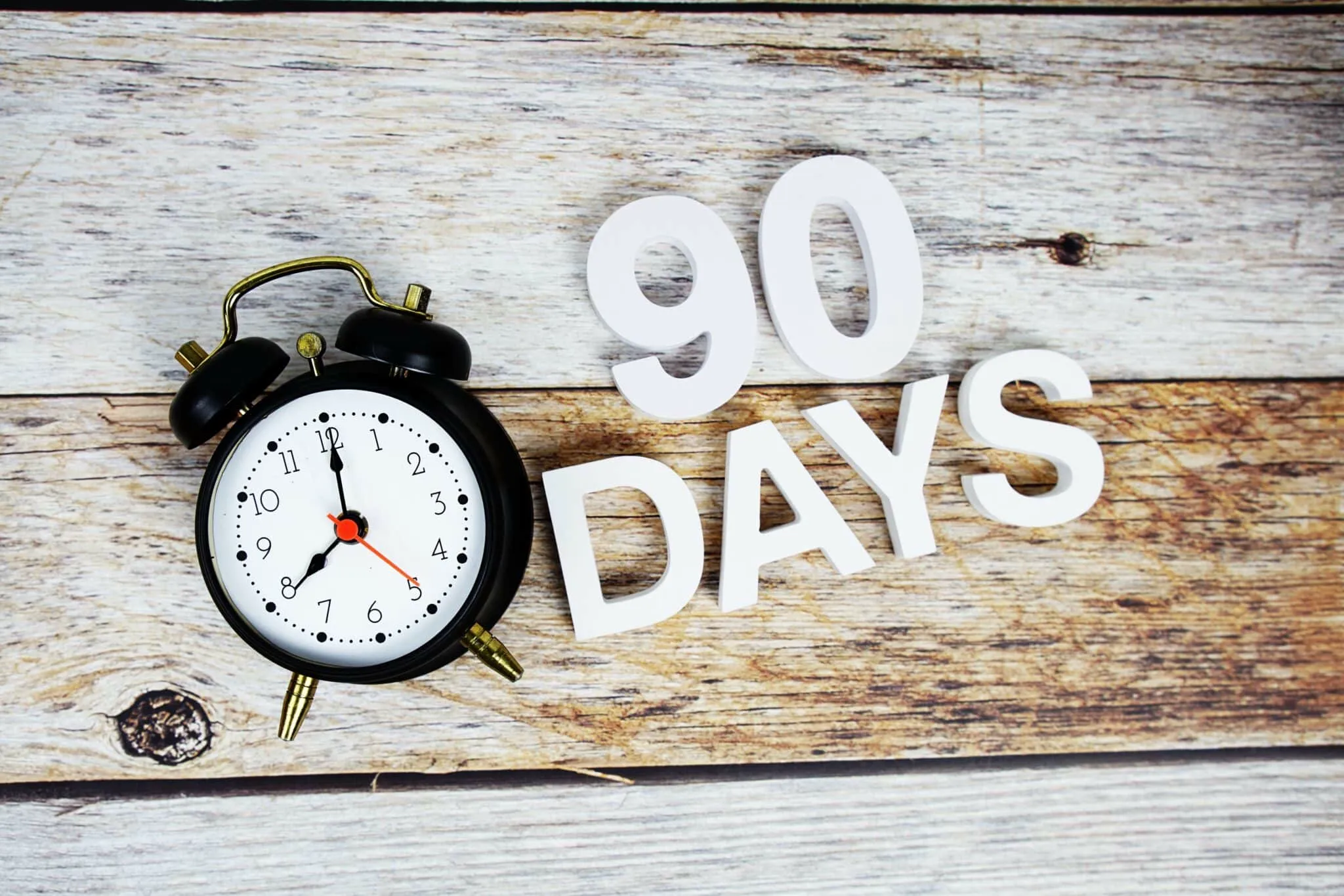 90 day alarm clock